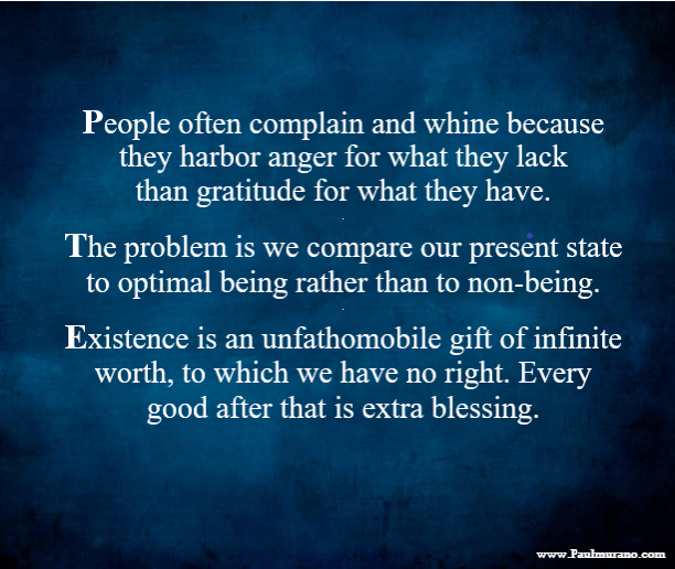 Paulism - Attitude of Gratitude