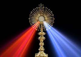 Eucharist, rays