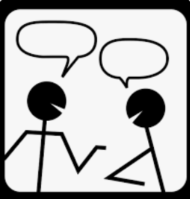 talking